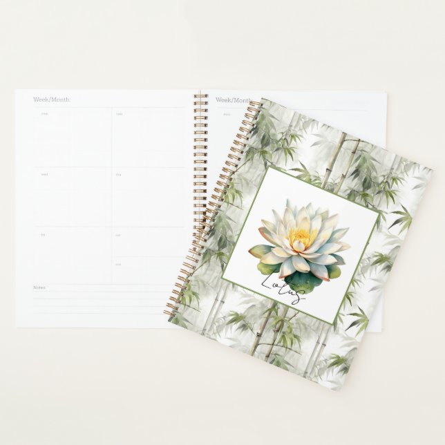 Agenda Flor de Loto Bambú   (Demostración)