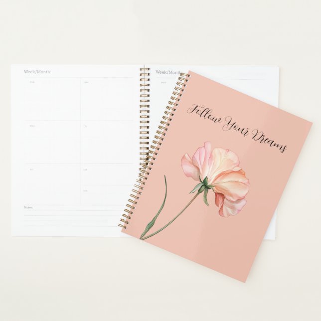 Agenda Flor de melocotón bonita (Demostración)