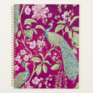 Agenda Flor de pavo real chinas
