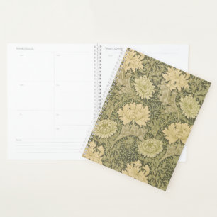 Agenda Flor de Salvia de Crisantemo de William Morris