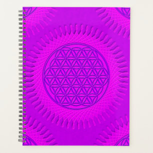 Agenda Flor De Vida - sol - patrón continuo 3