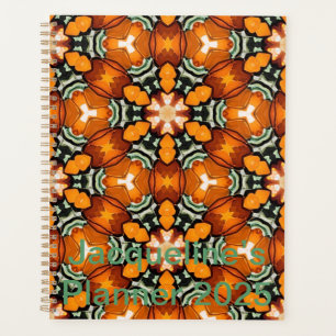 Agenda Flor Geométrica, Geométrica, Mandala caprichosa,