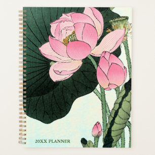 Agenda Flor Lotus japonesa - Bella Artes de época