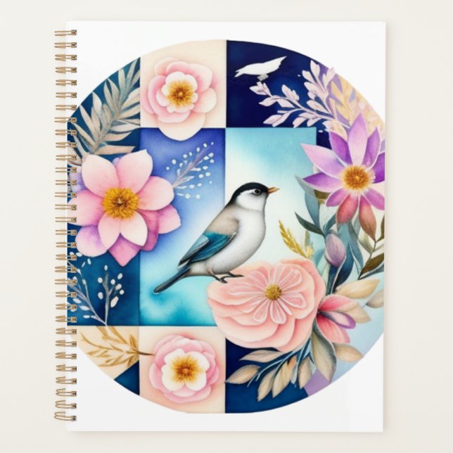 Agenda Flor & Pájaro  (Anverso)