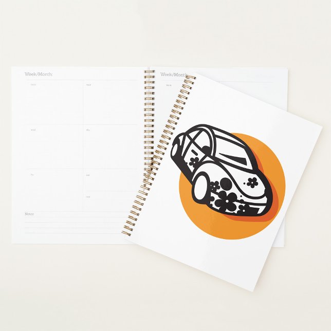 Agenda Flor Power Car Curte Hippie Style (Subido por el creador)