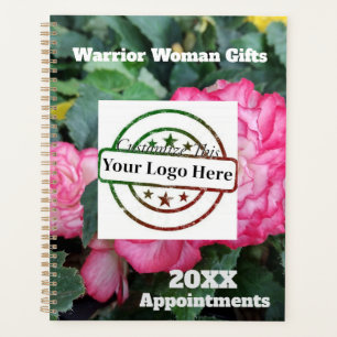 Agenda Flor rosa Begonia