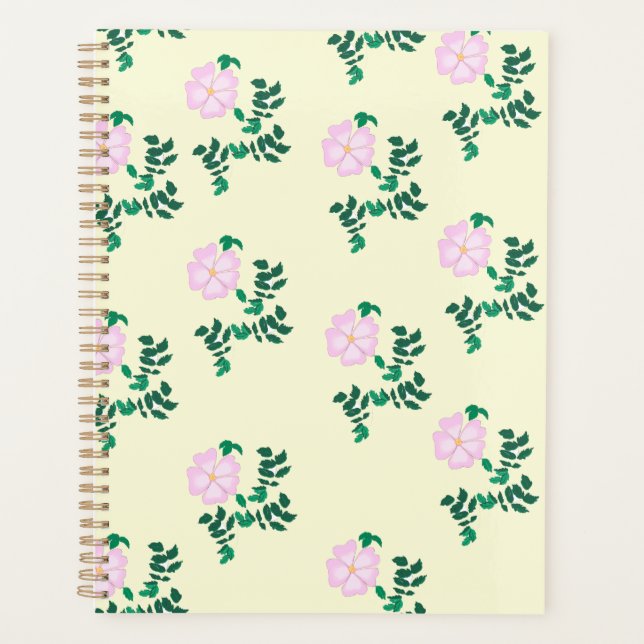 Agenda Flor Rosa salvaje (Anverso)