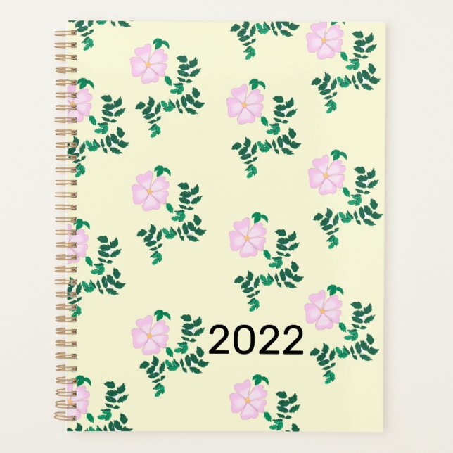 Agenda Flor Rosa salvaje 2022 (Anverso)
