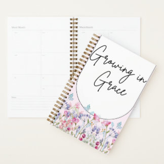 Agenda Flor Rubor rosa