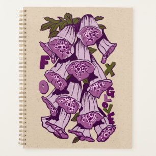 Agenda Flor silvestre Foxglove Retro Vibrant