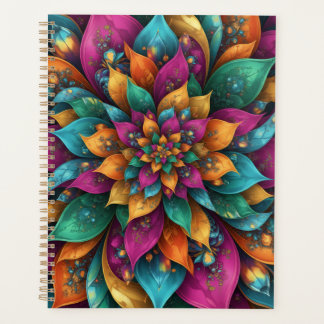 Agenda Flora Encantada Botánica al Acuarela Dorada