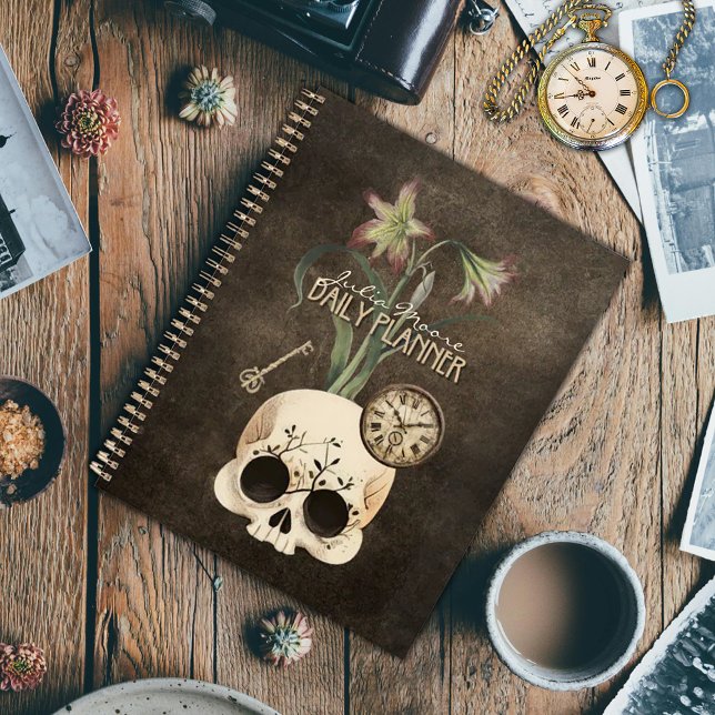Agenda Flora gótica vintage personalizada (Subido por el creador)