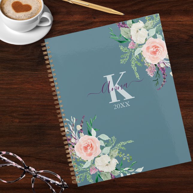 Agenda Floral acuática elegante (Subido por el creador)