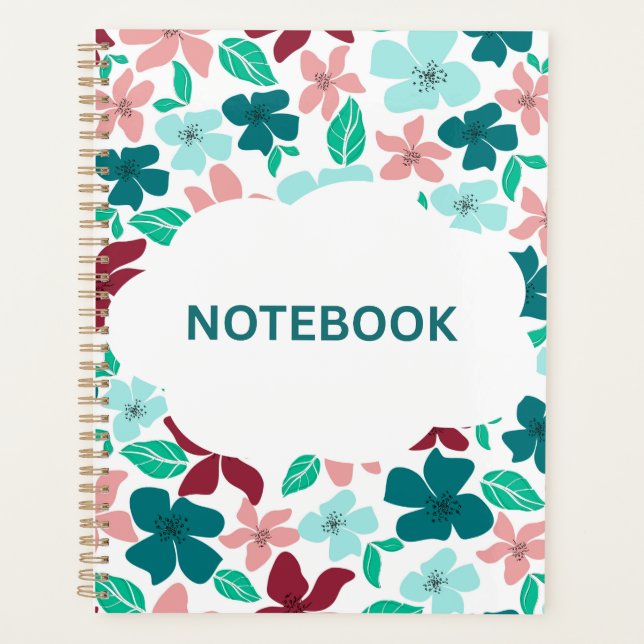 Agenda Floral Background | Vibrant Artistic Design (Anverso)