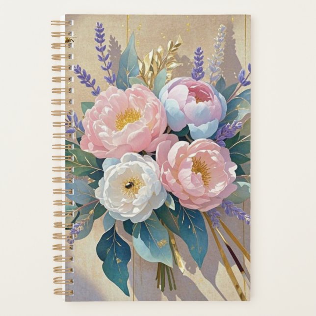 Agenda Floral Bouquet peonies lavender (Anverso)