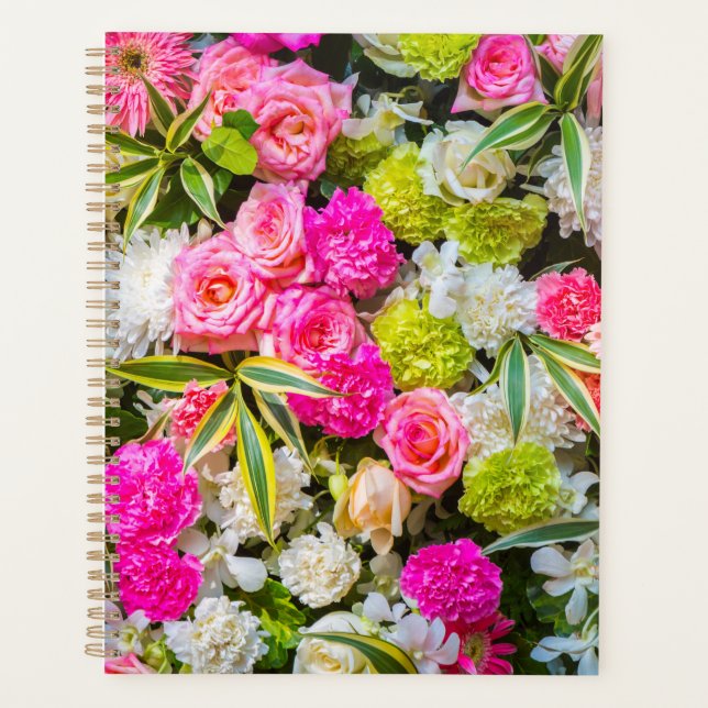 Agenda Floral Burst – Elegant Garden  (Anverso)