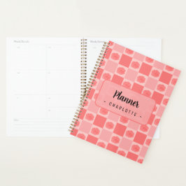 Agenda Floral Cuadros Rosados