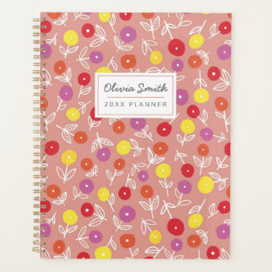 Agenda Floral De Engranaje Botánico De Peach 2024