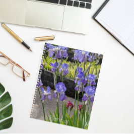 Agenda Floral de irlandeses con barba morada