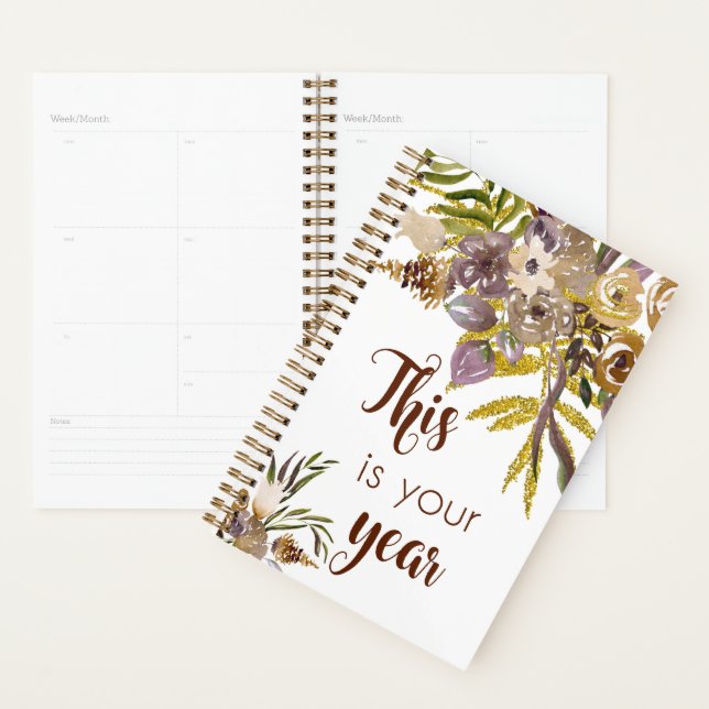 Agenda Floral de otoño esta es tu vida (Demostración)