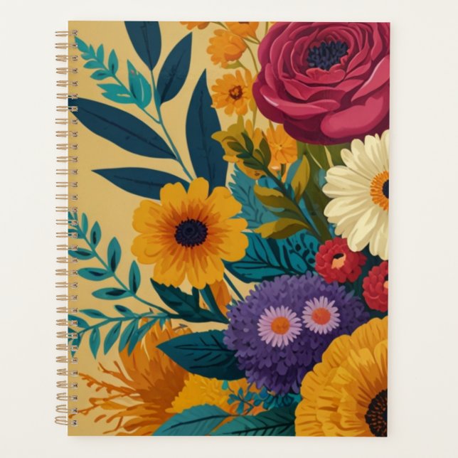 Agenda Floral elegante (Anverso)