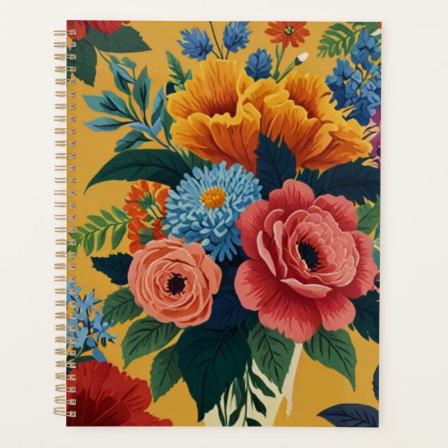 Agenda Floral elegante (Anverso)