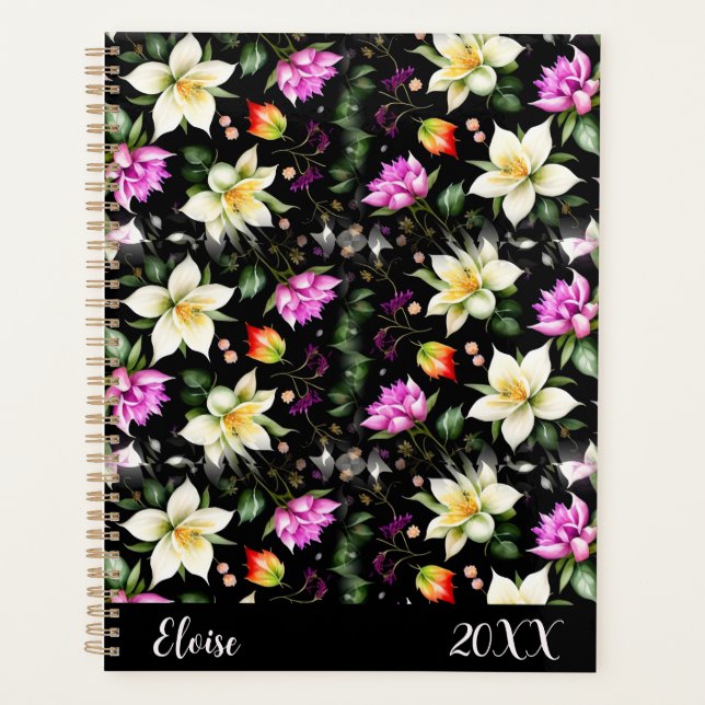 Agenda Floral Fantasia (Anverso)