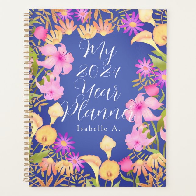 Agenda Floral Garden Violet (Anverso)