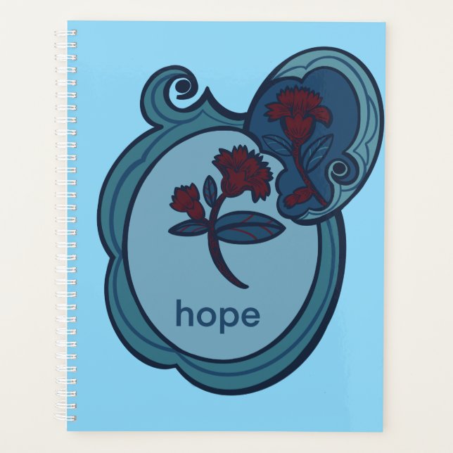 Agenda Floral Hope Daily planner&planner&Notes Journal (Anverso)