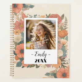 Agenda Floral Keepsake Journal para 20XX reflexiones