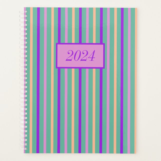 Agenda Floral Medley Stripes (Anverso)
