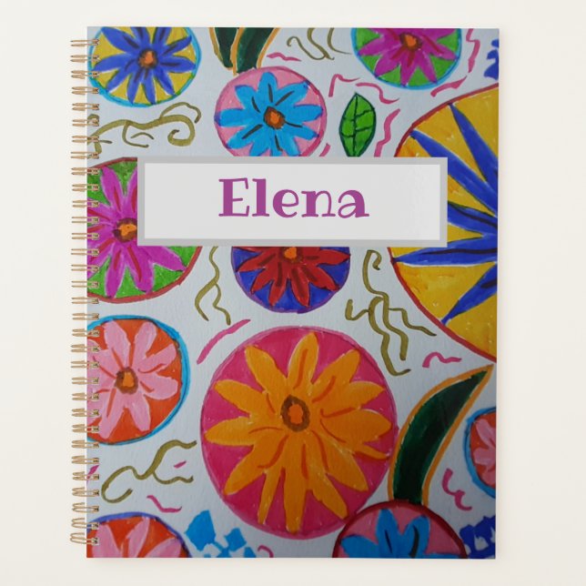 Agenda Floral moderna (Anverso)