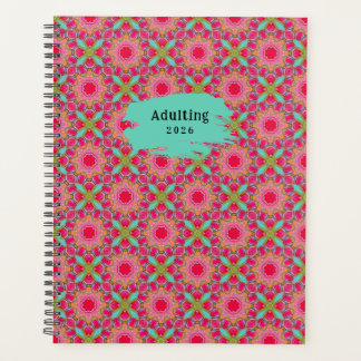 Agenda Floral Rosa Bonito 