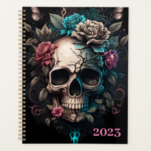 Agenda Floral Skull