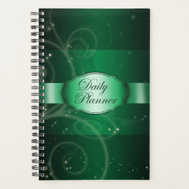 Agenda Floral verde moderna