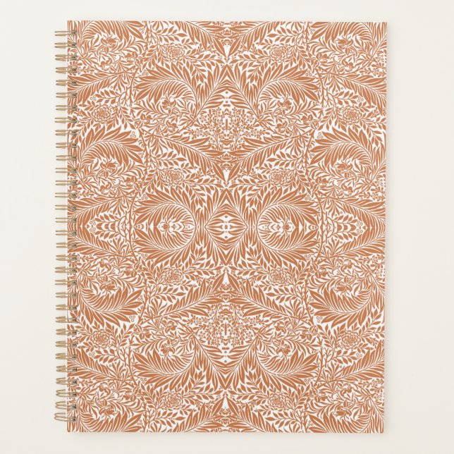 Agenda Floral virgen William Morris Willow Bough Rust (Anverso)