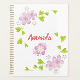 Agenda Florecimiento de cerezo Sakura al estilo Kawaii