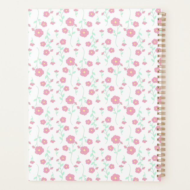 Agenda Flores (Reverso)
