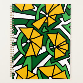 Agenda Flores amarillas Doodle Art