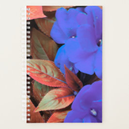 Agenda Flores azules