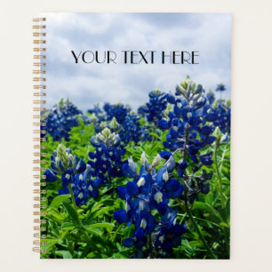 Agenda Flores azules azul Texas texan Floral