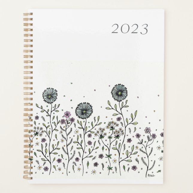 Agenda Flores Bailando en un Prado 2023 (Anverso)