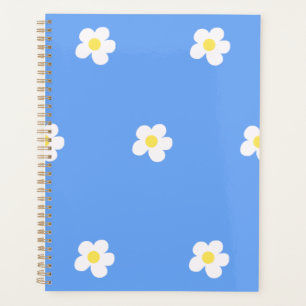 Agenda Flores blancas sobre fondo de lagarto