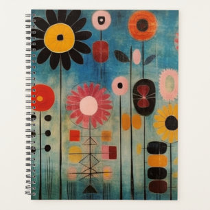 Agenda Flores Bohemias Coloridas