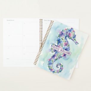Agenda Flores Botánicas Caballito de Mar Océano Caprichos