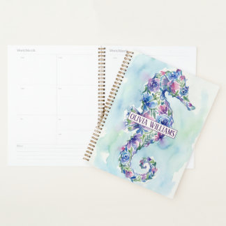 Agenda Flores Botánicas Caballito de Mar Océano Caprichos