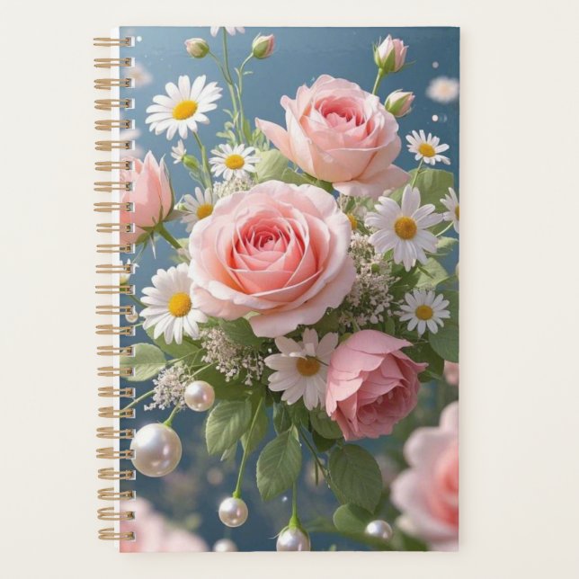 Agenda Flores con eterna elegancia extravagante (Anverso)