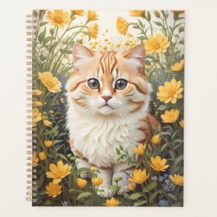 Agenda Flores Cute Munchkin Cat Y Buttercup