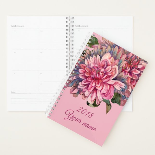 Agenda flores dahlias (Demostración)