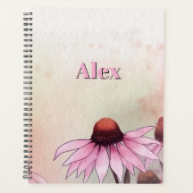 Flores Dazy de Acuarela Moderna & personalizar